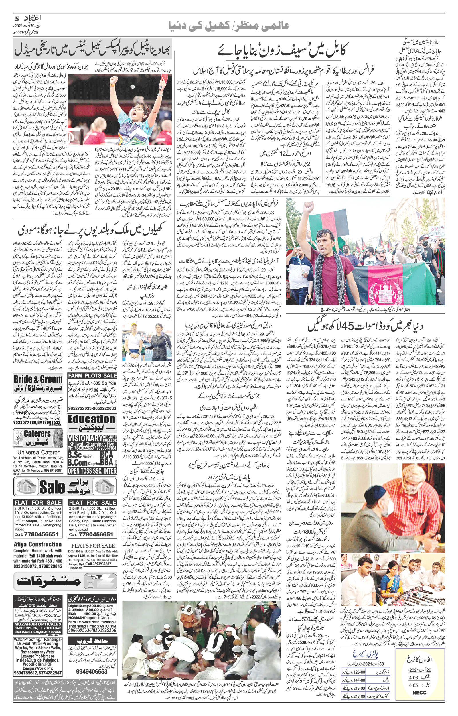 Etemaad shops daily urdu news paper hyderabad india today