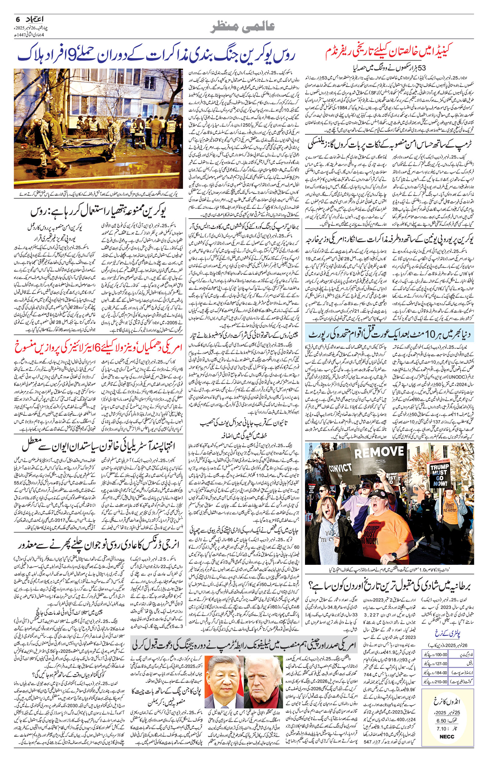 etemaad urdu daily newspaper