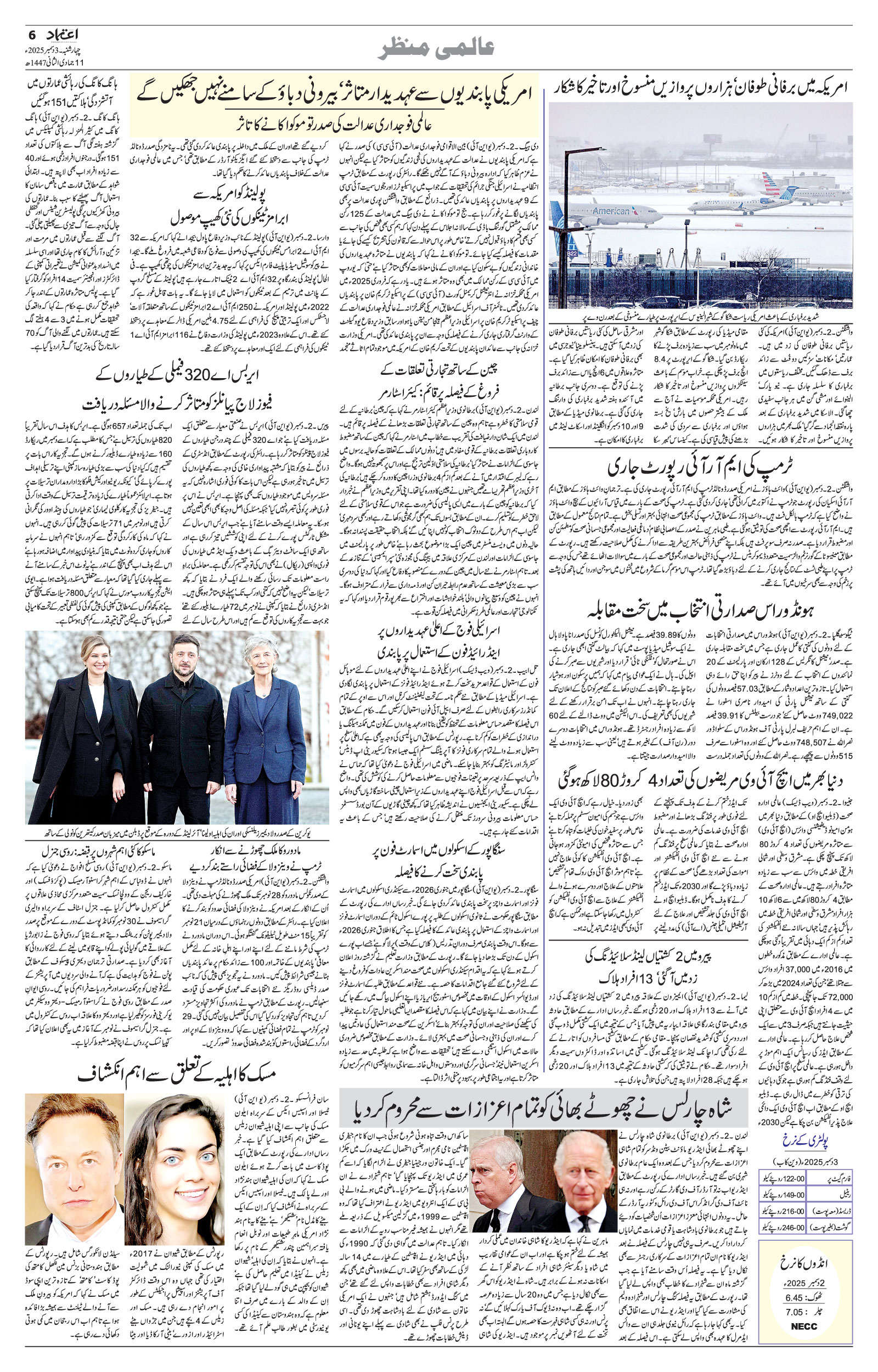 etemaad urdu daily newspaper