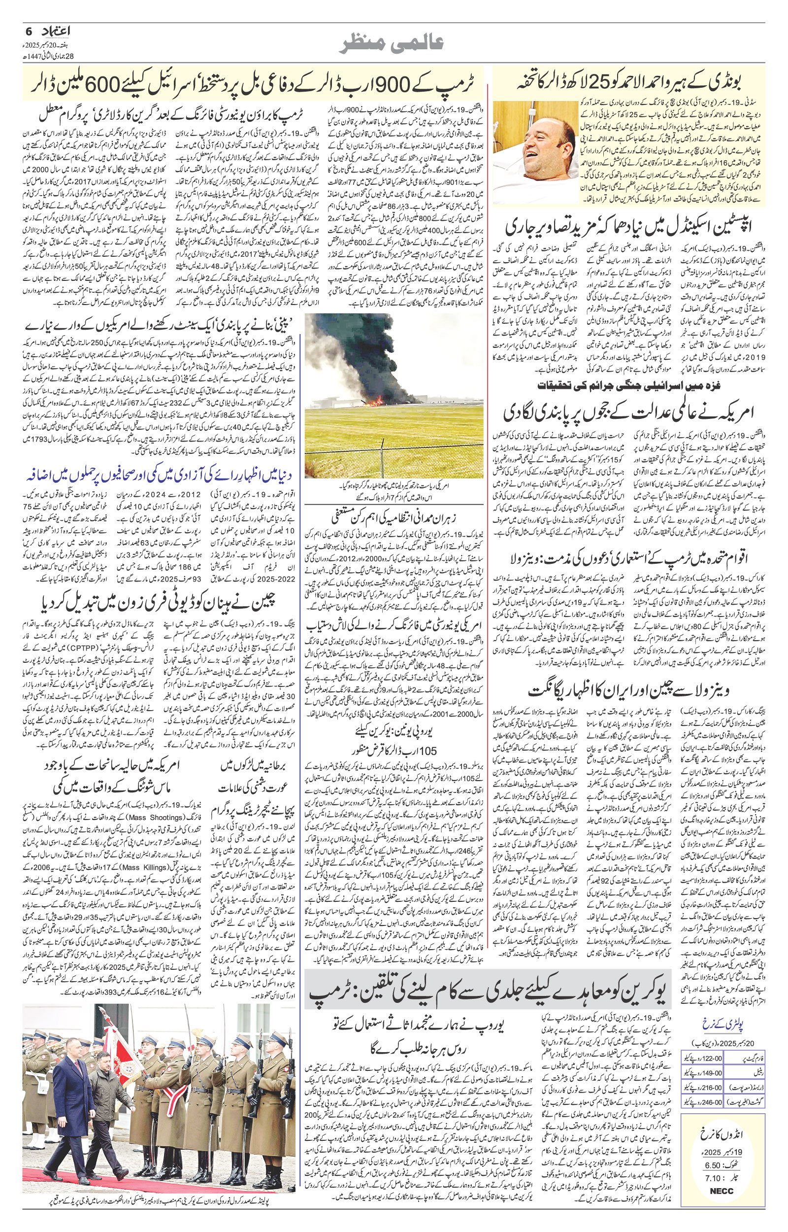 etemaad urdu daily newspaper