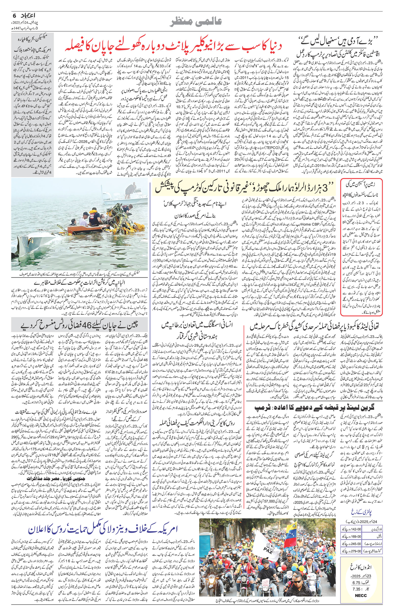 etemaad urdu daily newspaper