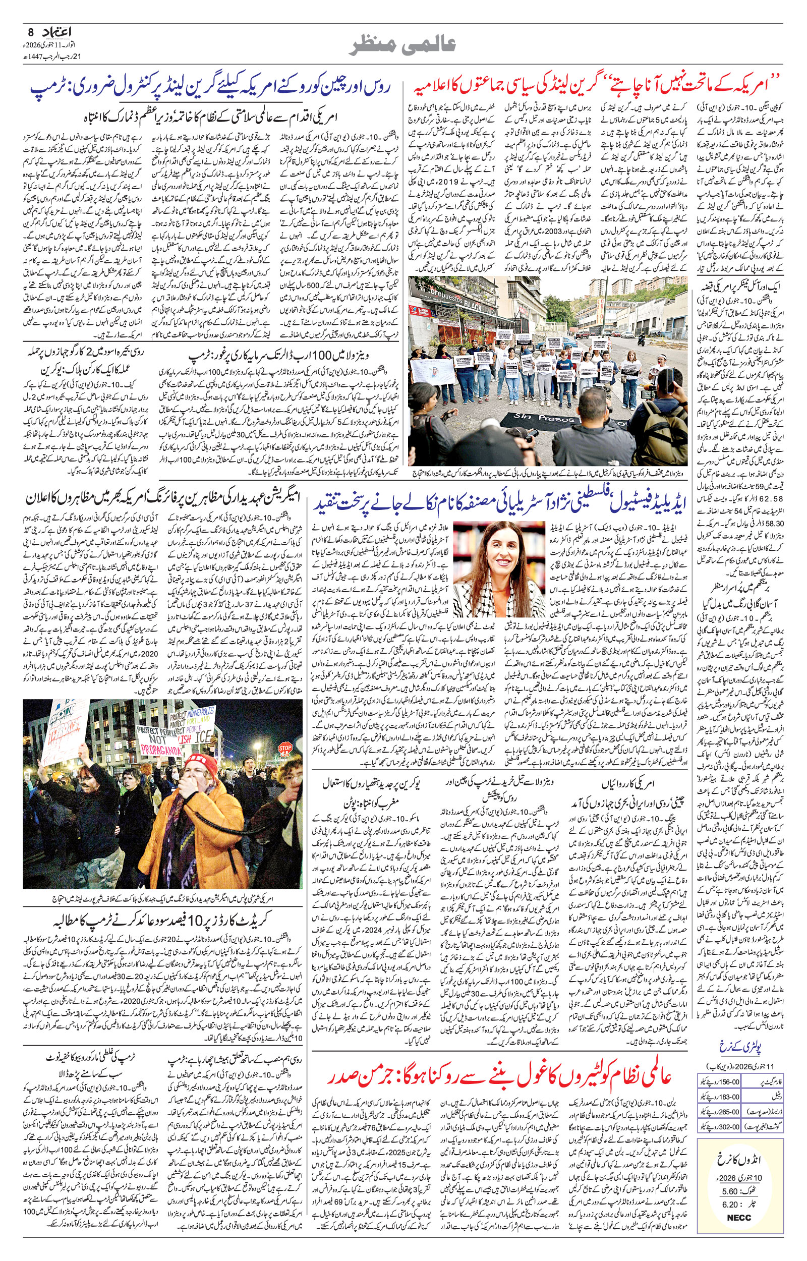 etemaad urdu daily newspaper