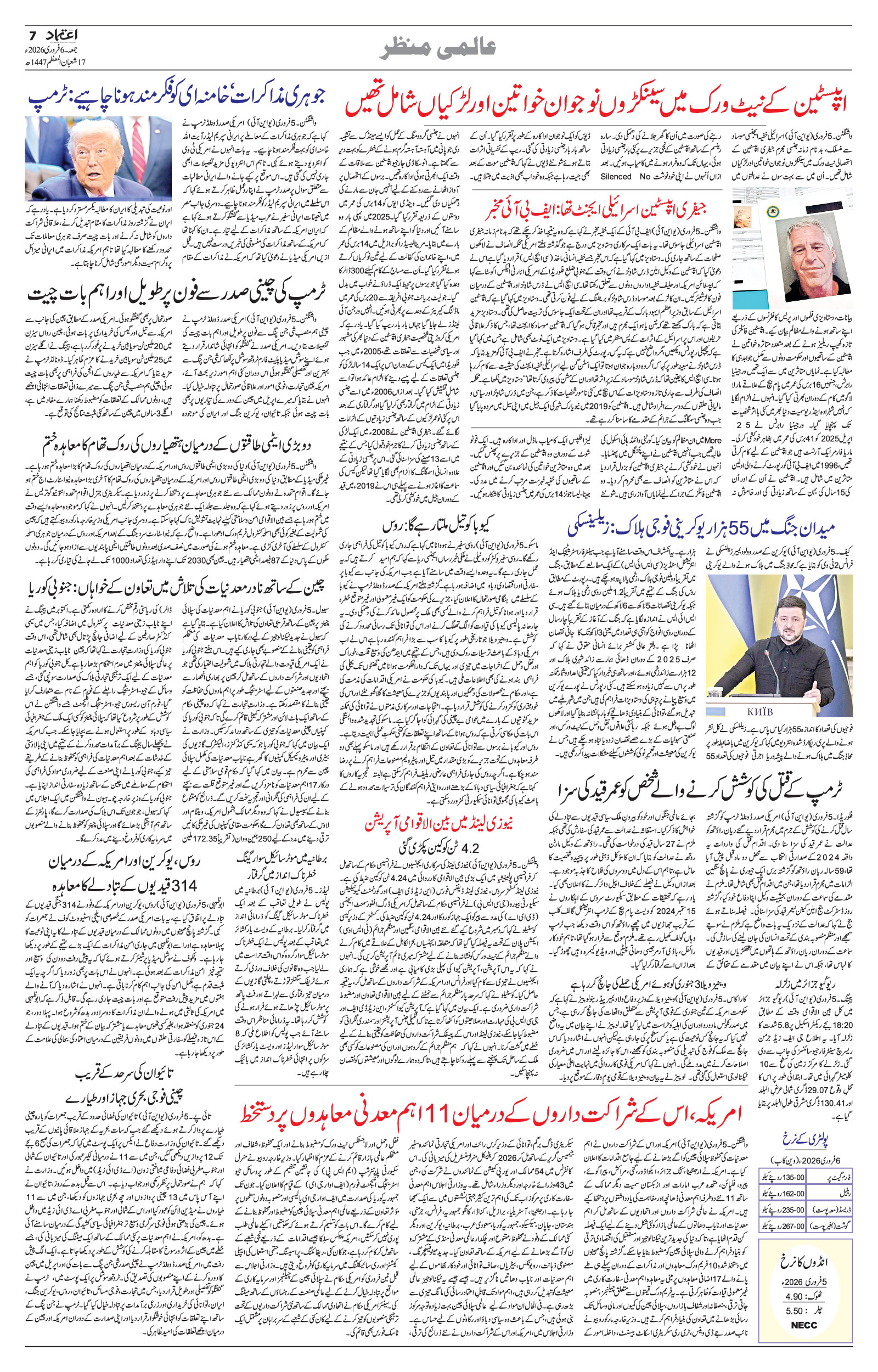 etemaad urdu daily newspaper