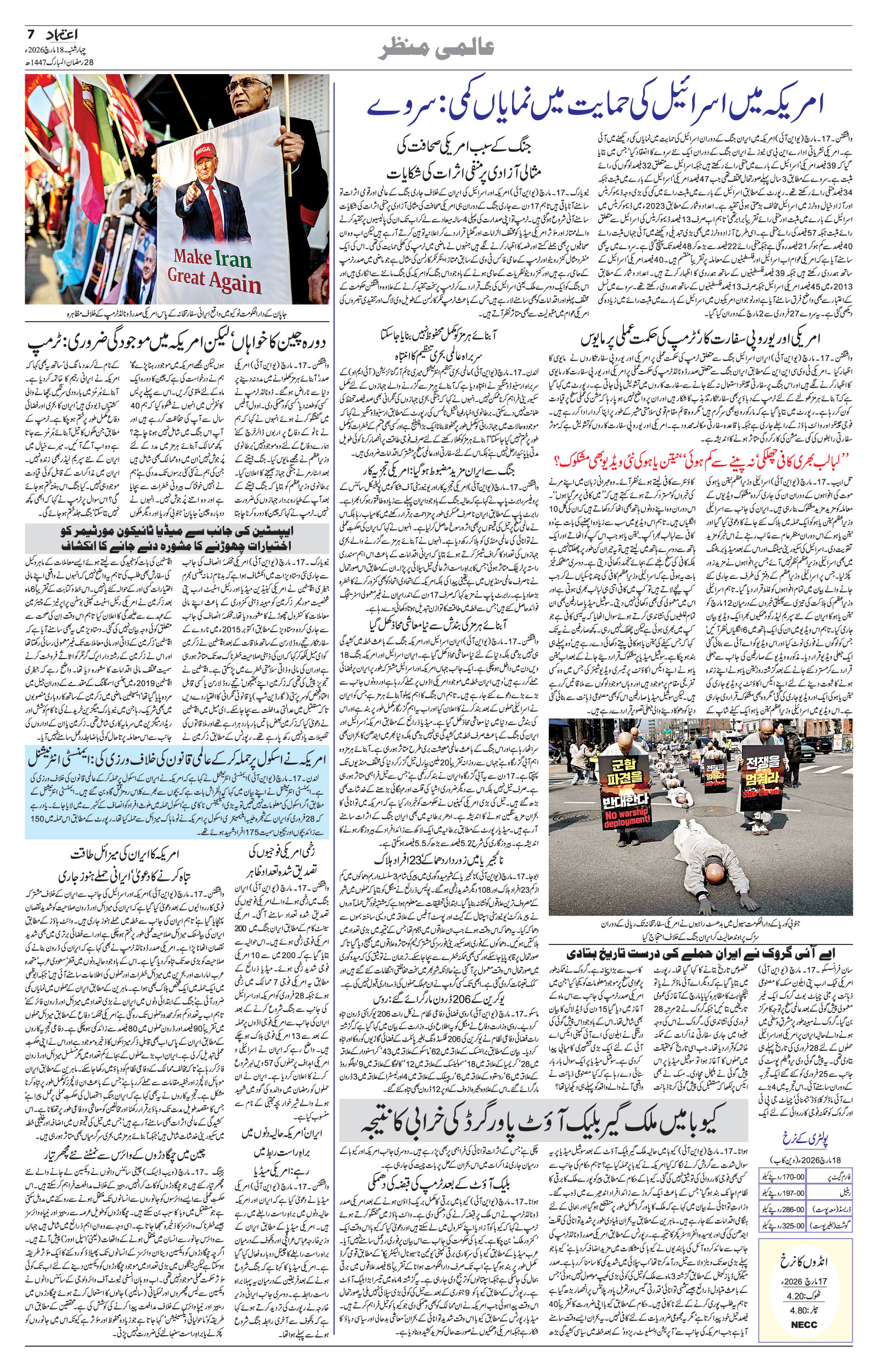 etemaad urdu daily newspaper